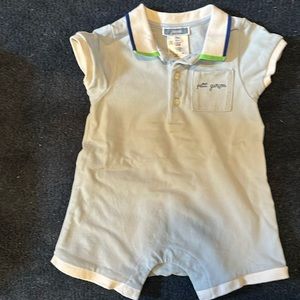 Jacadi Pique Collared Onsie 18 mo